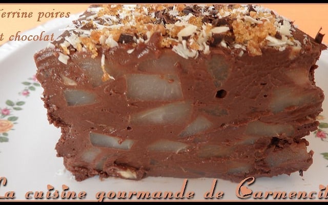 Terrine poires & chocolat