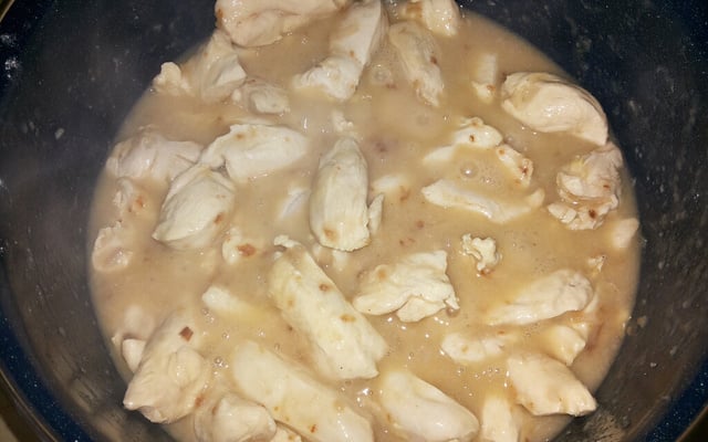 Poulet en sauce