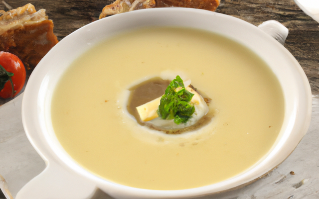 Soupe au fromage à tartiner