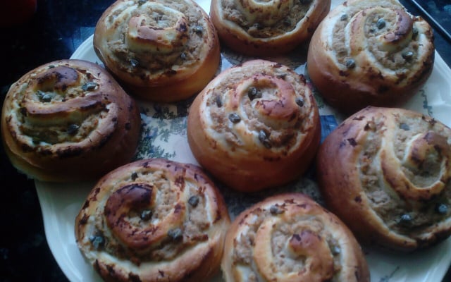 Escargots briochés au thon