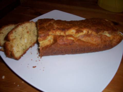Cake au crabe et à la ciboulette