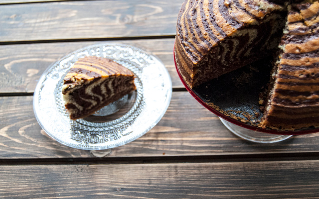 Gâteau zebra traditionnel 