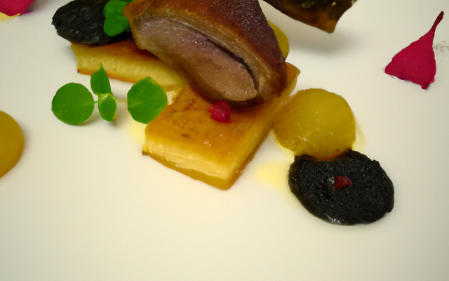 Canard à la vanille flambé au rhum vanillé