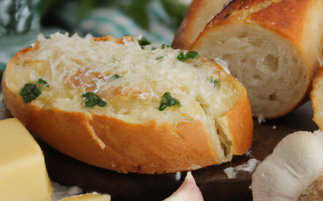Pain à l'ail et au parmesan maison