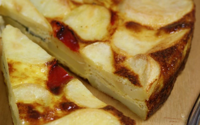 Frittata de pommes de terre, Mayonnaise et Moutarde