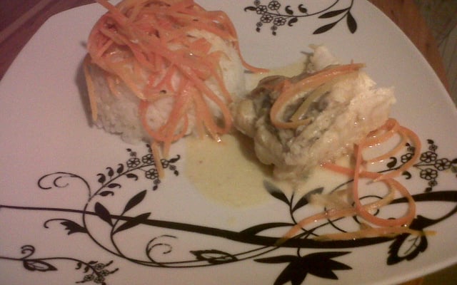 Queue de lotte au safran