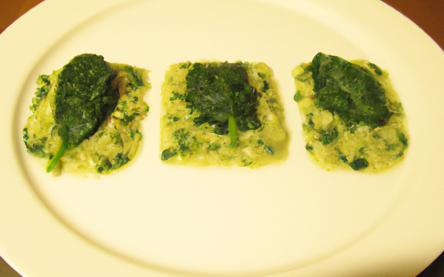 Risotto aux épinards et au persil