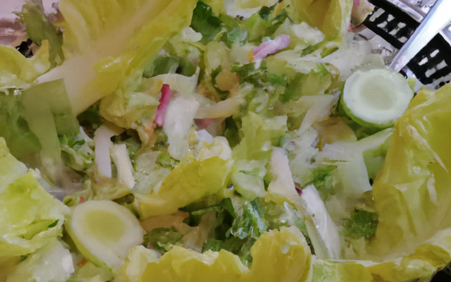 Salade d'endives et concombre