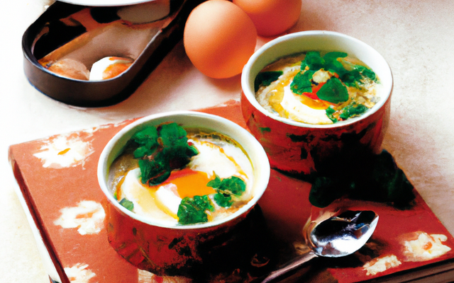 Œufs cocotte en persillade