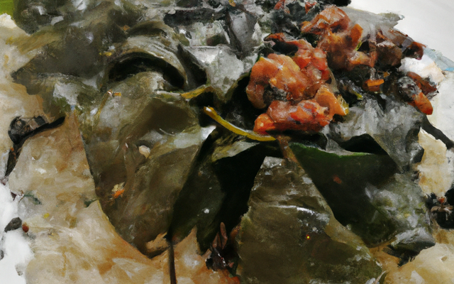 Feuilles de vigne au riz