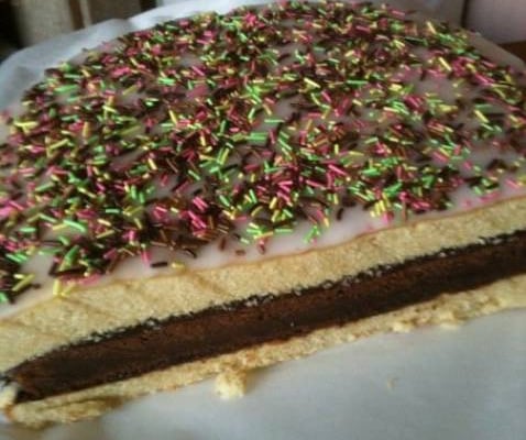 Napolitain au chocolat noir