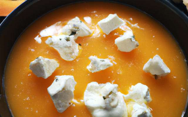 Velouté de potiron à la feta