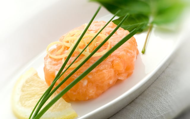 Tartare aux deux saumons facile