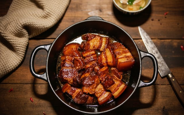 Porc au caramel vietnamien, thit kho