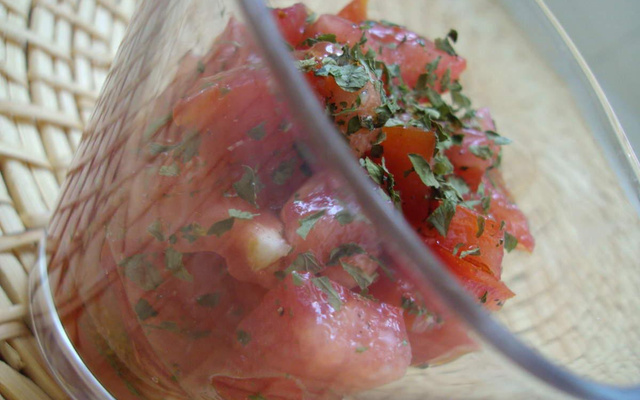 Tartare de tomates économique