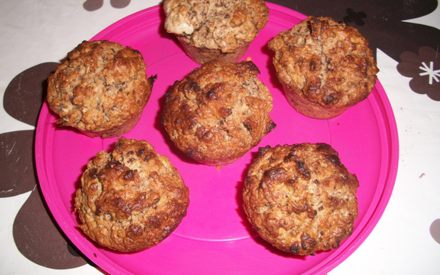 Muffins chocolat-coco moelleux