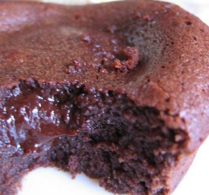 Fondant au chocolat très facile