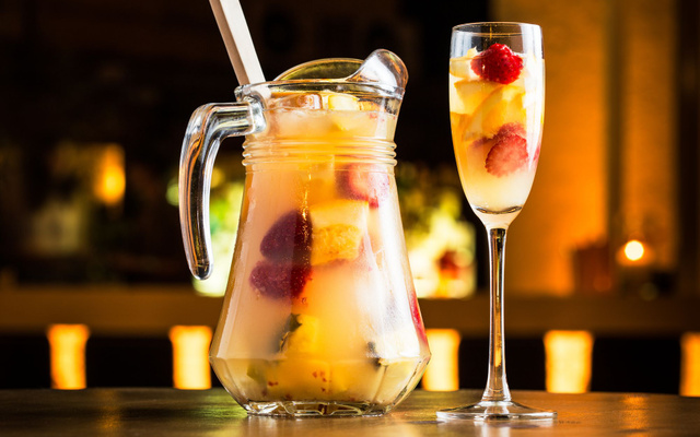 Sangria au champagne