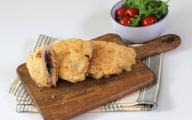 Cordon bleu au roquefort et tomates séchées