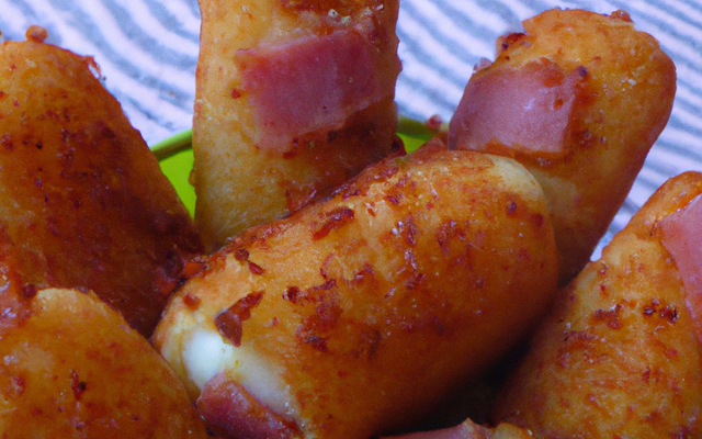 Croquettes aux lardons