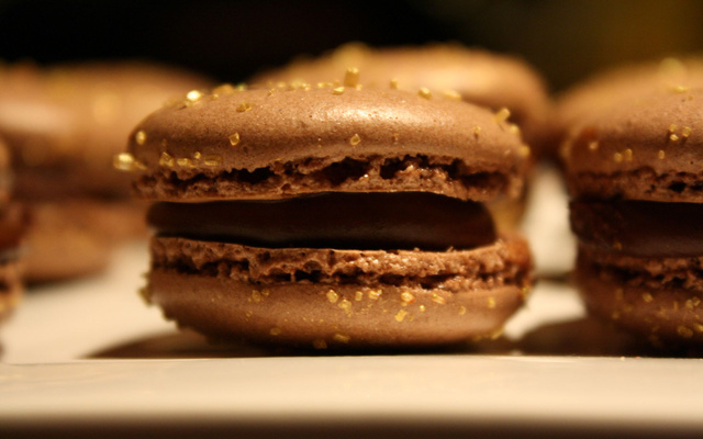 Macarons chocolat traditionnels