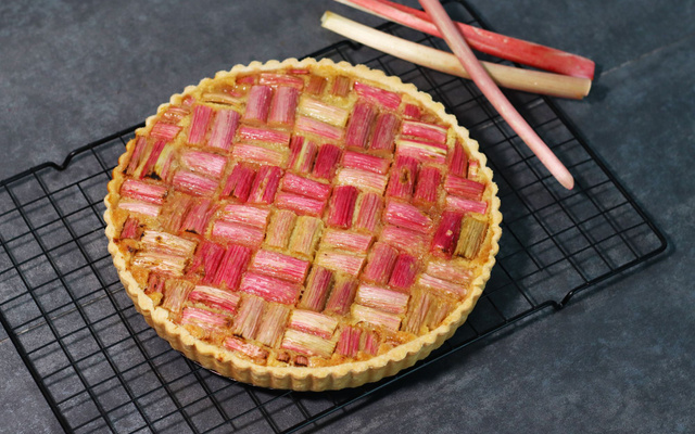 La meilleure façon de faire une tarte à la rhubarbe
