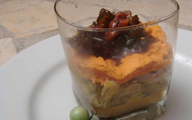 Duo de tomate et foie gras