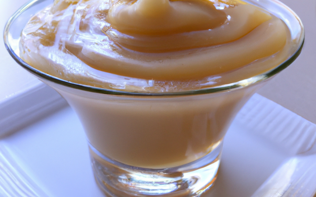 Mousse de pomme glacée