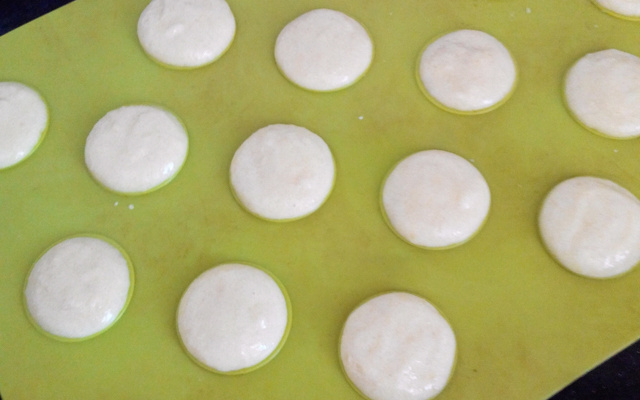 Macarons au citron pétillant