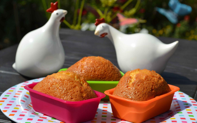 Mini-cakes (à la poudre de sirop d'agave bio)