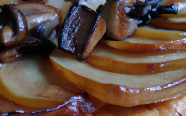 Tarte tatin aux cèpes