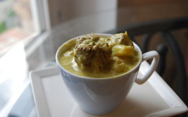 Curry de bouchées de bœuf