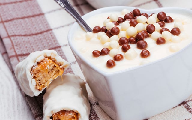 Mousse au chocolat blanc gourmande