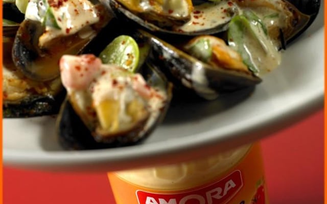 Salade de moules de printemps