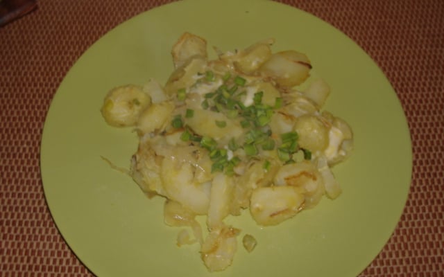 Pommes de terre aux oignons