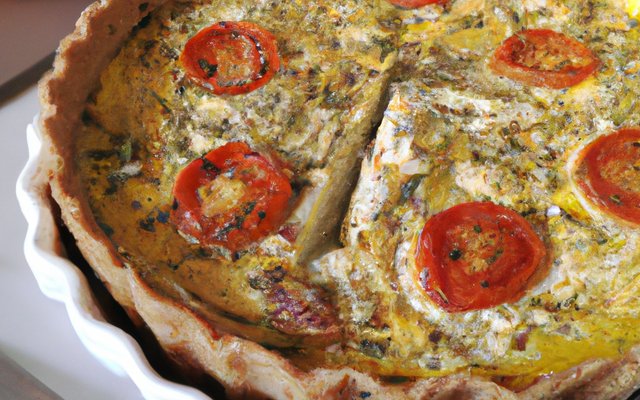 Quiche légumes et cottage