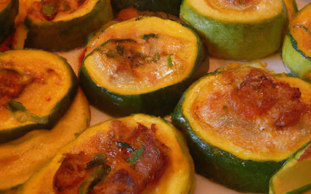 Courgettes à la méditerrannéene