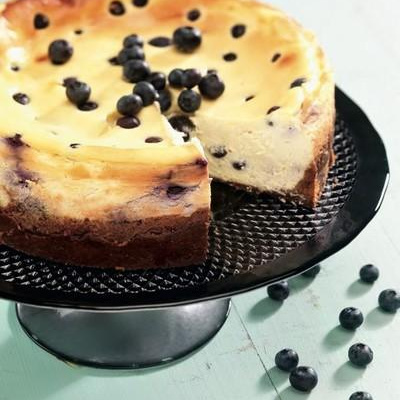 Cheesecake aux myrtilles classique