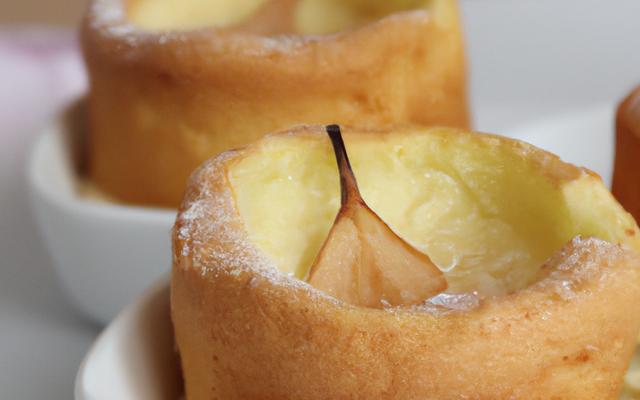 Soufflés aux poires