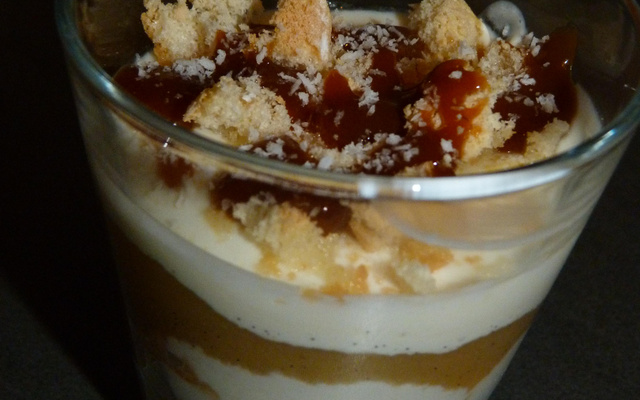 Trifle pomme ananas vanille
