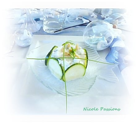 Charlotte de courgettes facile