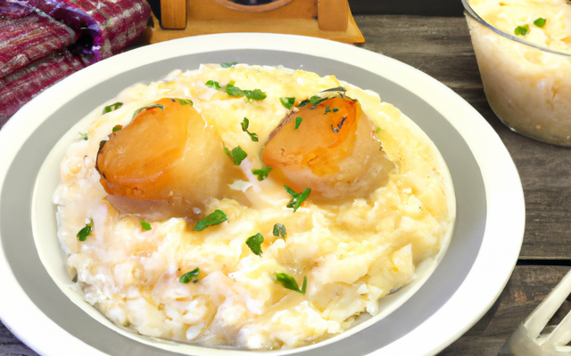 Risotto crémeux aux coquilles saint-jacques