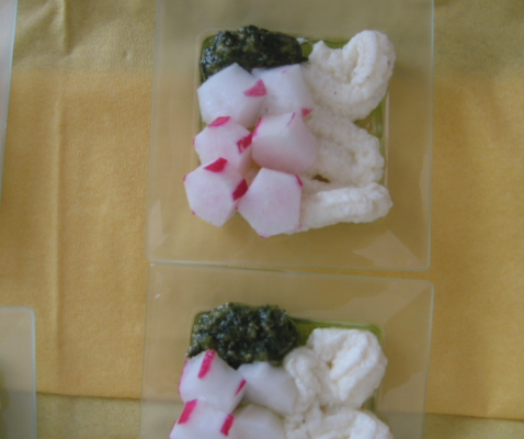 Mini-verrines printanières