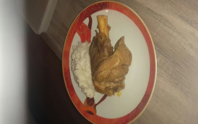 Souris d'agneau confite aux épices