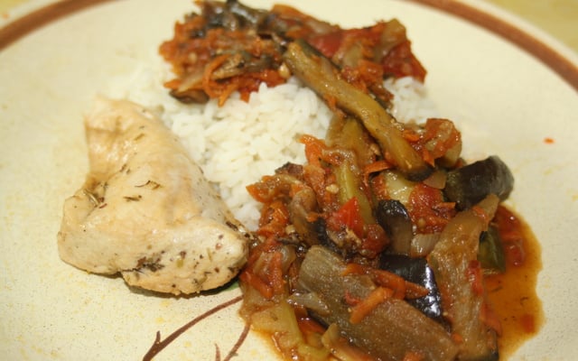 Poulet au citron sucré-salé