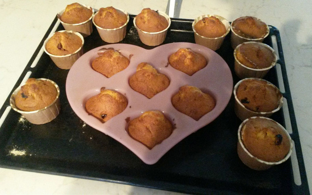 Muffins vanille-cranberries