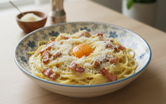 Sauce carbonara au Companion