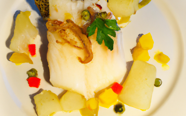 Filet de Cabillaud pané aux poireaux