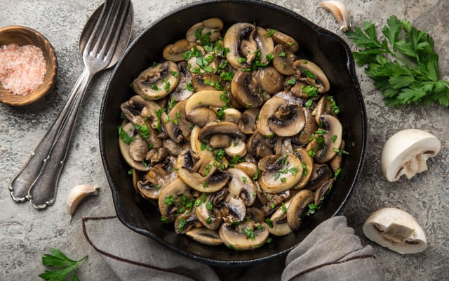 Salade de champignons de Paris