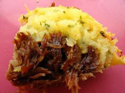 Hachis parmentier de confit canard